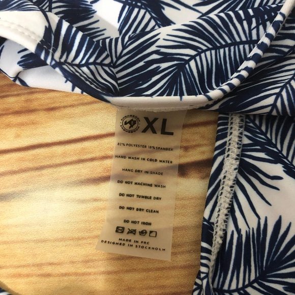 NEW Womens Bandeau Strapless Two Piece Bikini Swimsuit No Underwire Size XL - Picture 8 of 8